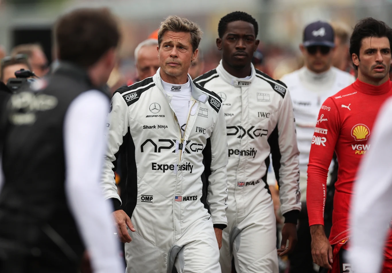 Brad Pitt na planie filmu o Formule 1 Brad Pitt na planie filmu o Formule 1
