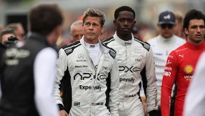Brad Pitt na planie filmu o Formule 1