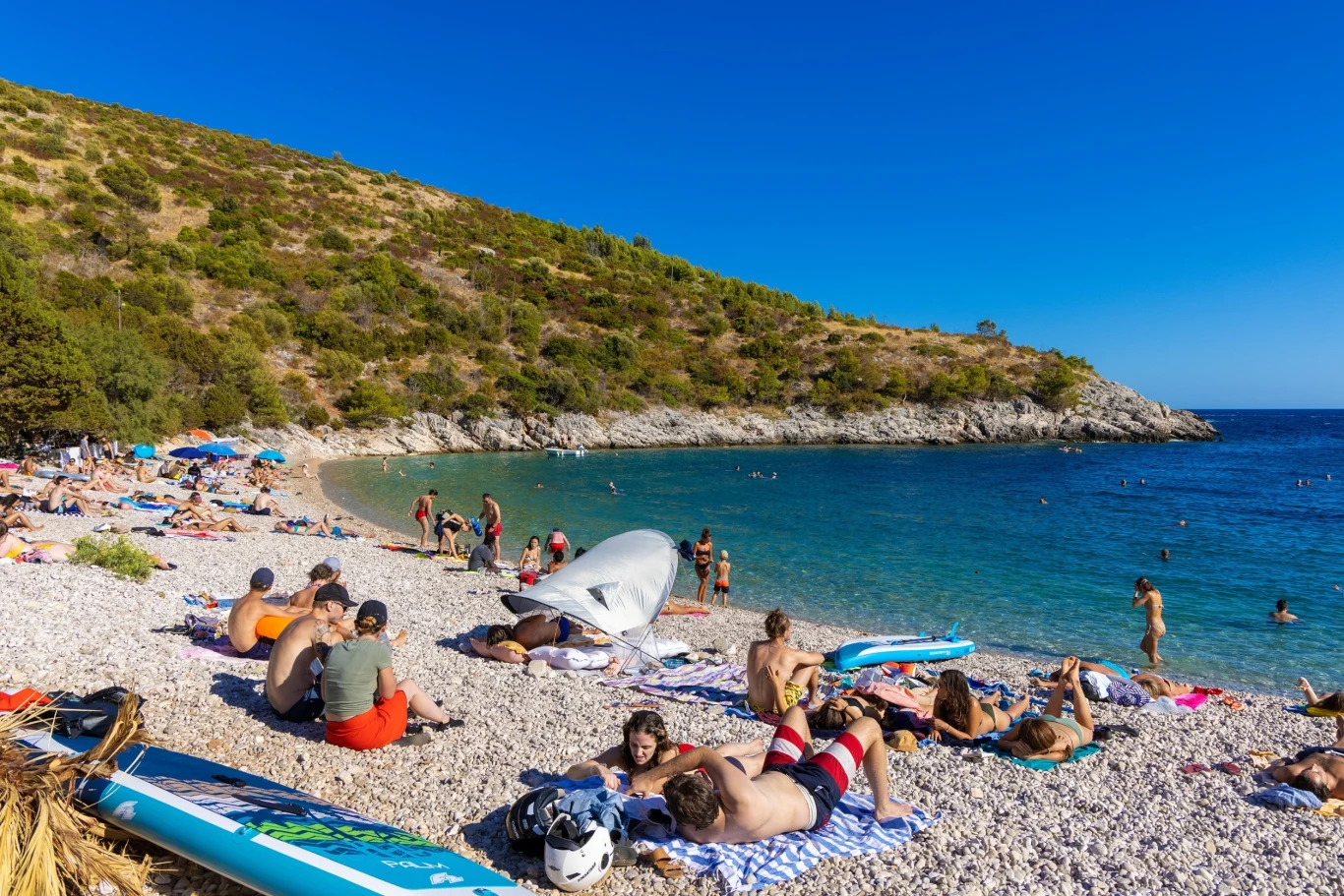 Chorwacja - plaża Dubovica Chorwacja - plaża Dubovica