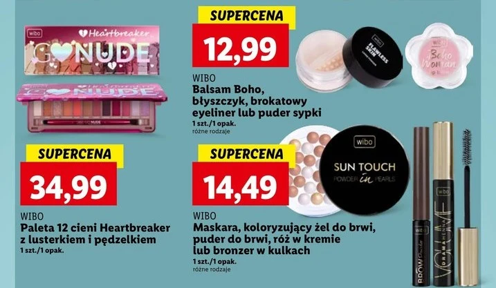 Kosmetyki WIBO w promocji w Lidlu! 