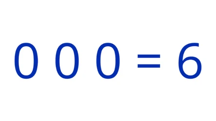 ​Tę zagadkę rozwiążą tylko orły z matematyki. Jak z trzech zer zrobić szóstkę?