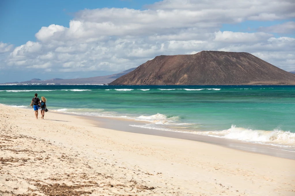 Plaża Coralejo na Wyspach Kanaryjskich (Fuerteventura)