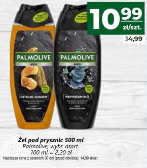 Palmolive MEN Refreshing odświeżający żel pod prysznic dla mężczyzn 3w1 eukaliptus sól morska 500ml niska cena