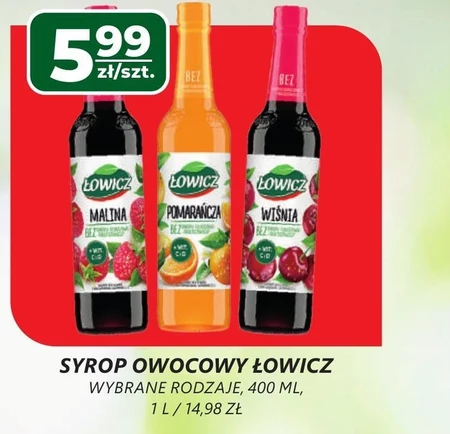 Syrop owocowy Łowicz