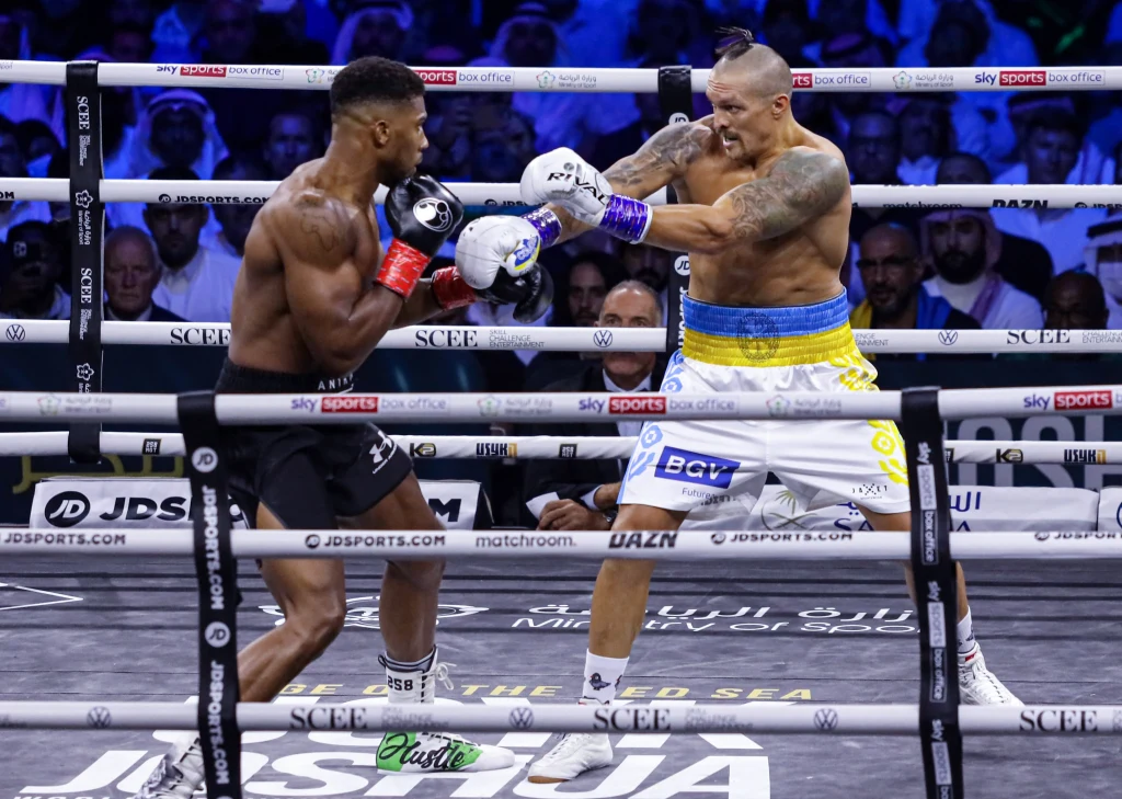 Anthony Joshua i Ołeksandr Usyk Anthony Joshua i Ołeksandr Usyk