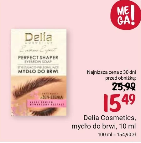 Delia Cosmetics Eyebrow Expert Stylizująco-pielęgnujące mydło do brwi 10 ml