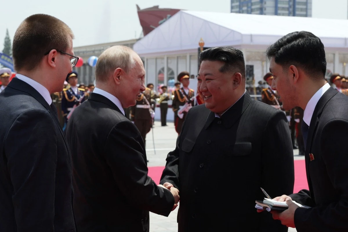 Władimir Putin i Kim Dzong Un Władimir Putin i Kim Dzong Un