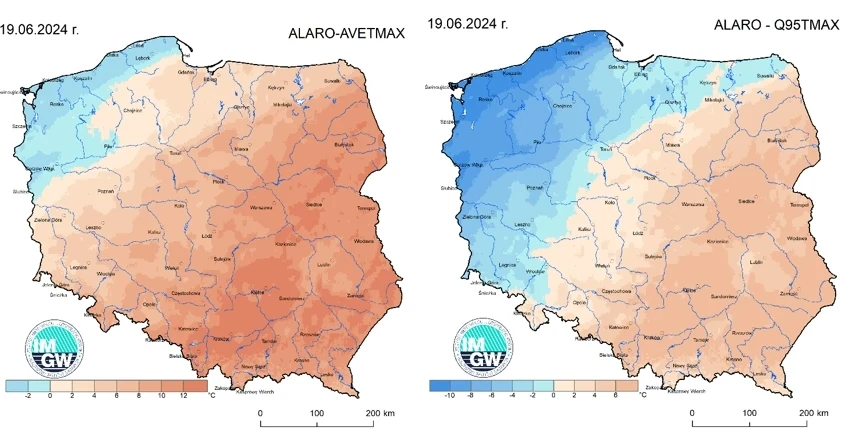 Anomalia temperatur w środę obejmie znaczną część Polski. Miejscami trzeba się spodziewać około 32 stopni Celsjusza Anomalia temperatur w środę obejmie znaczną część Polski. Miejscami trzeba się spodziewać około 32 stopni Celsjusza