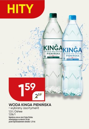 Woda Kinga Pienińska niska cena