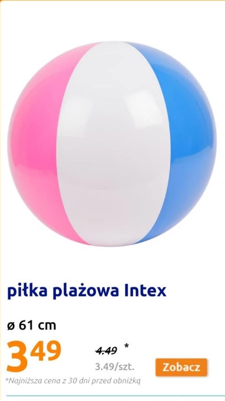 Piłka plażowa Intex