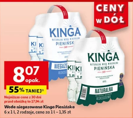 Негазована вода Kinga Pienińska