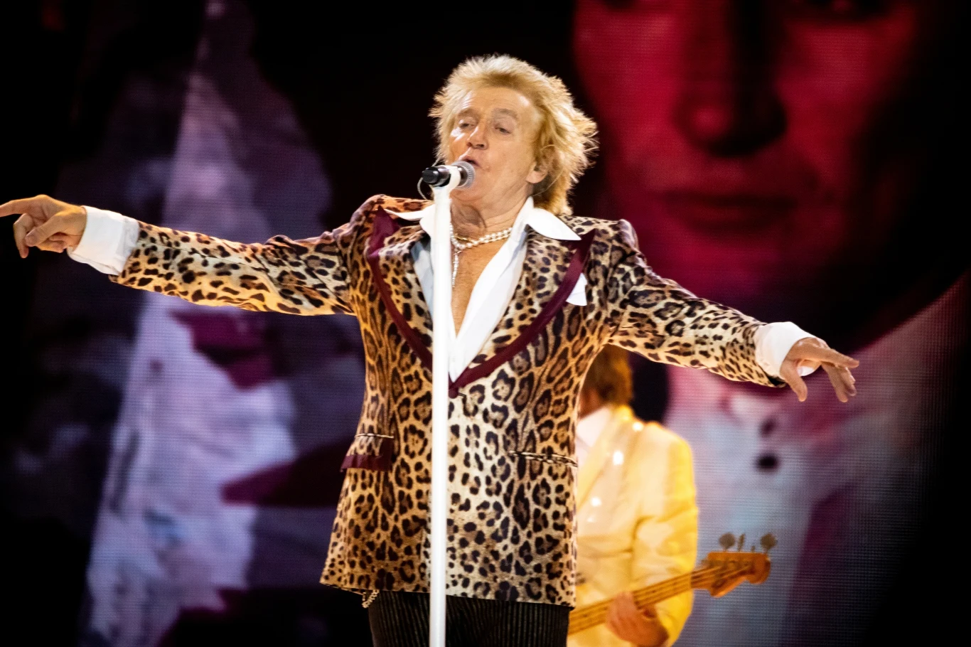 Rod Stewart na koncercie w Łodzi