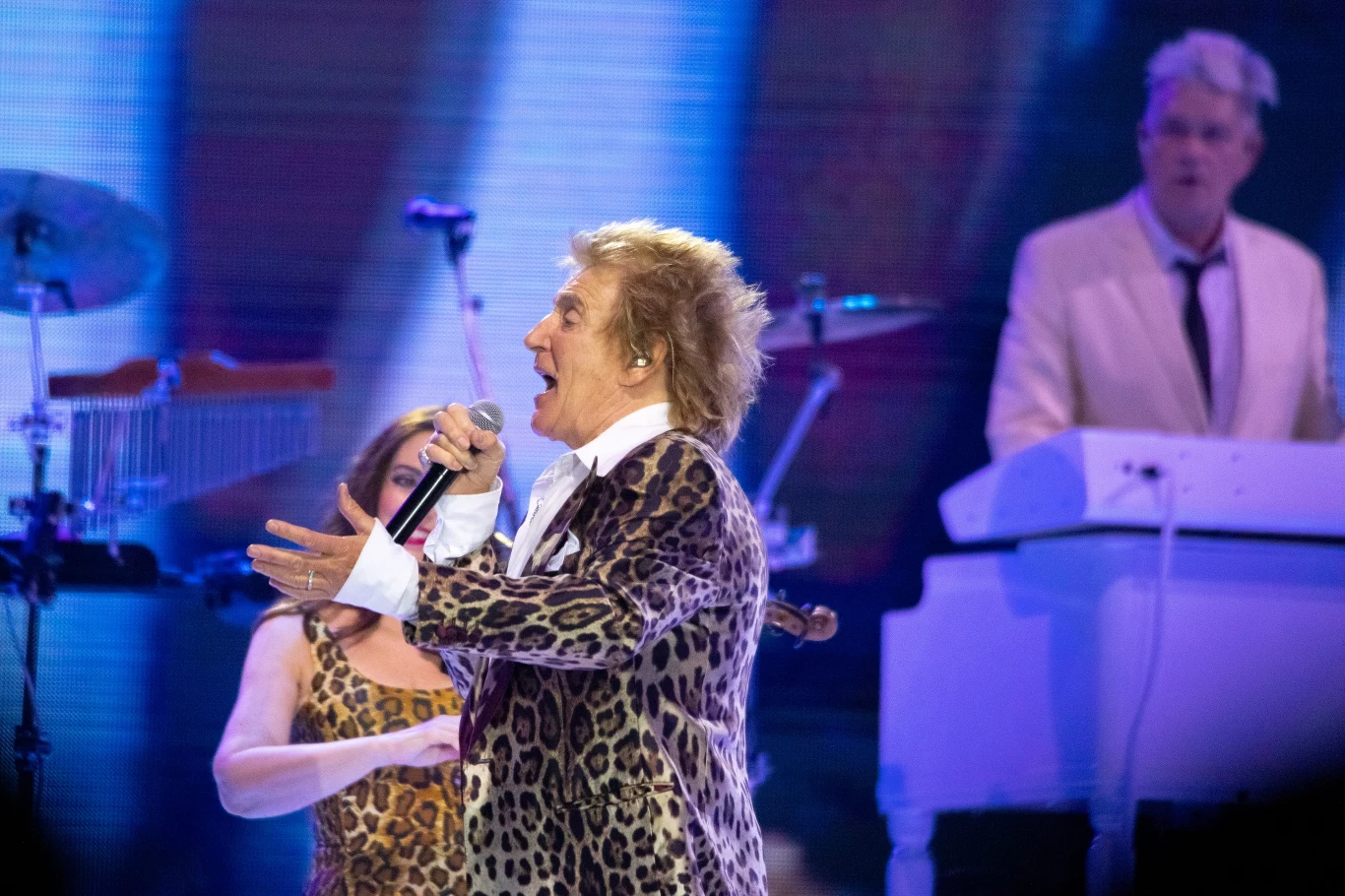 Rod Stewart na koncercie w Łodzi