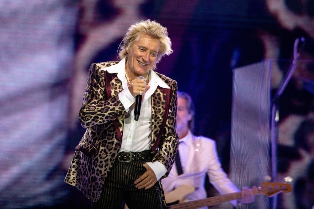 Rod Stewart na koncercie w Łodzi