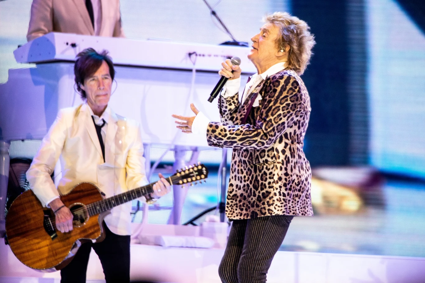 Rod Stewart na koncercie w Łodzi