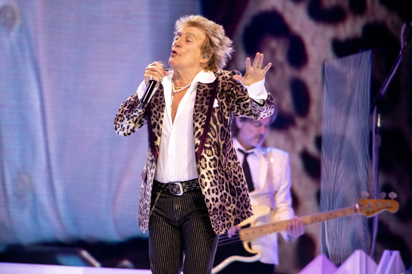 Rod Stewart na koncercie w Łodzi