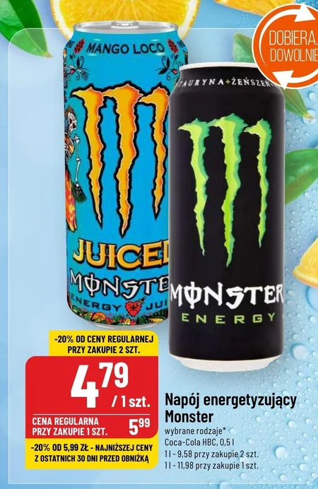 Napój energetyczny Monster