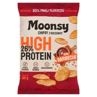 Moonsy Chipsy z soczewicy smak barbecue 60 g
