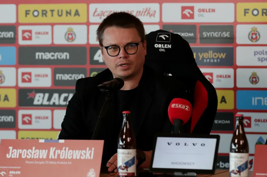 Prezes Wisły Jarosław Królewski Prezes Wisły Jarosław Królewski