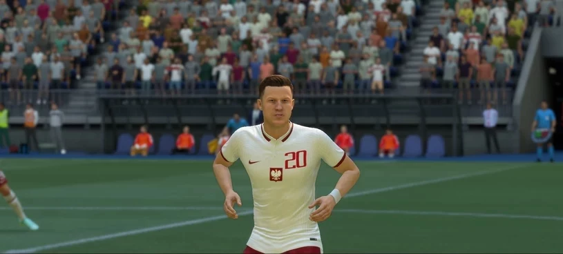 Piotr Zieliński w kadrze z gry FIFA 22 Piotr Zieliński w kadrze z gry FIFA 22
