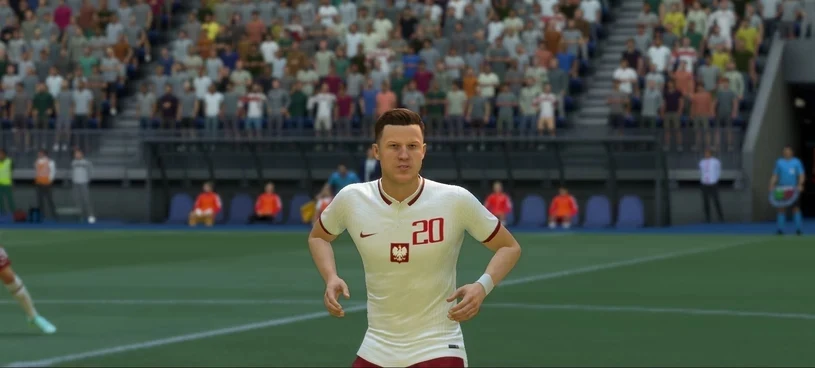Piotr Zieliński w kadrze z gry FIFA 22