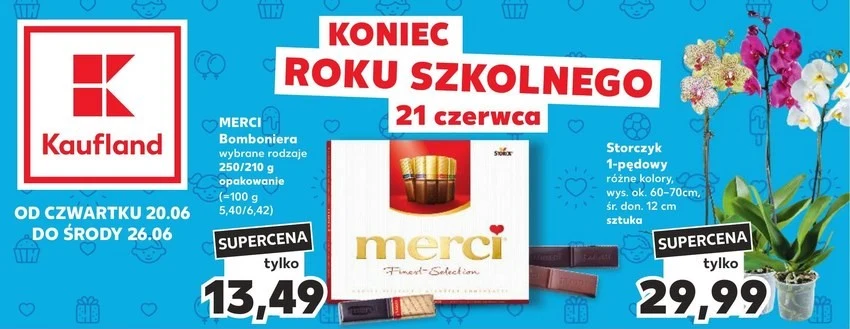 Upominki na zakończenie roku szkolnego w Kauflandzie! Upominki na zakończenie roku szkolnego w Kauflandzie!