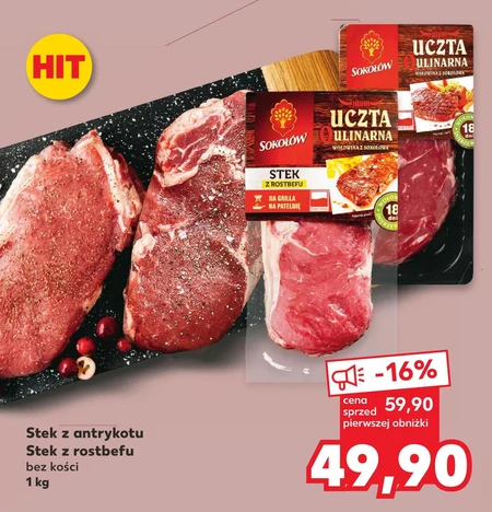 Stek wołowy Sokołów