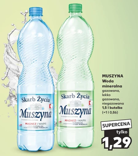 Woda mineralna Muszyna