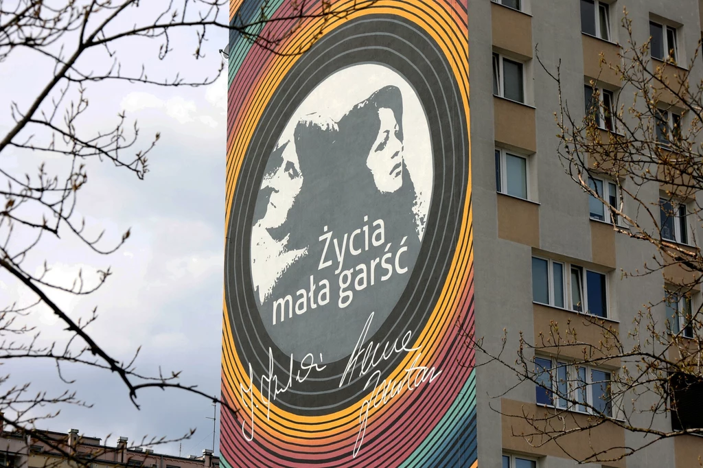 Mural Anny Jantar i Jarosława Kukulskiego 