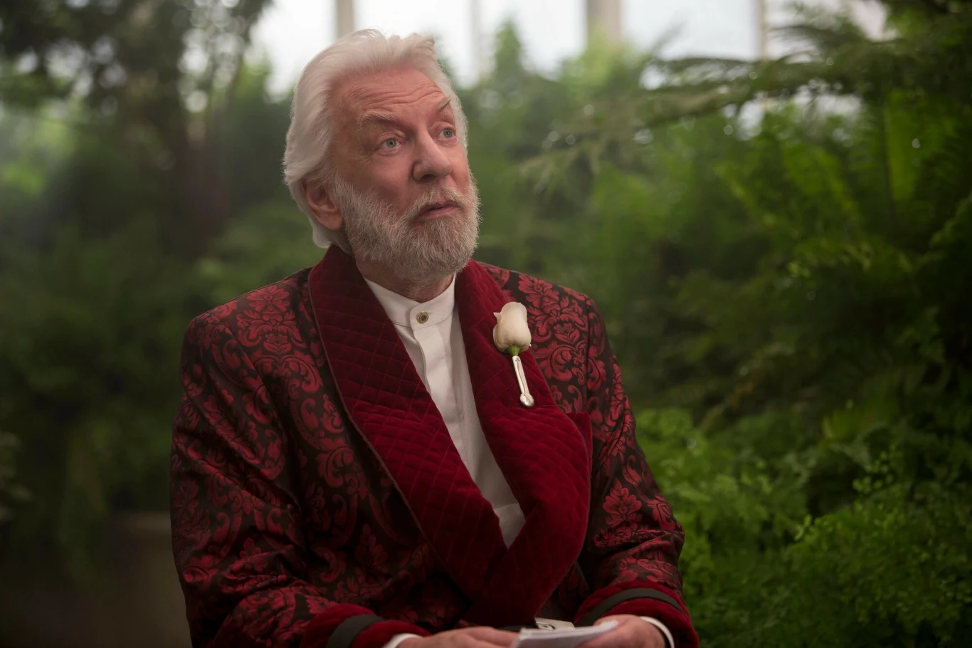 Donald Sutherland w filmie "Igrzyska Śmierci: Kosogłos - Część 2"