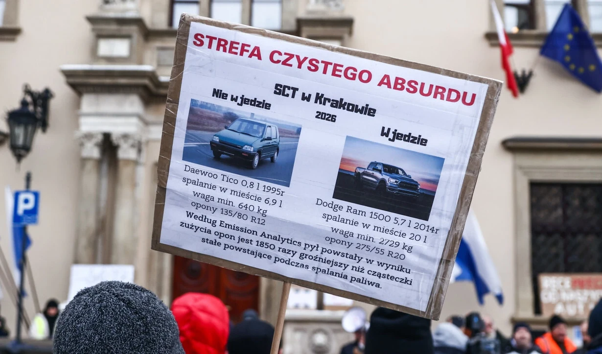 W Krakowie plany wprowadzenia SCT spotkały się z bardzo dużym sprzeciwem społecznym. W efekcie strefy na razie nie będzie