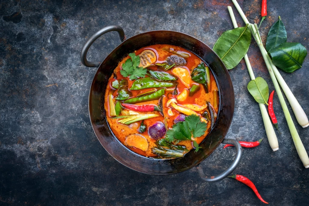 Czerwone tajskie curry