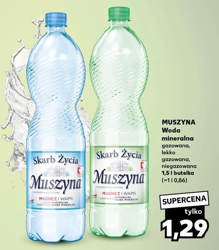 Woda mineralna Muszyna