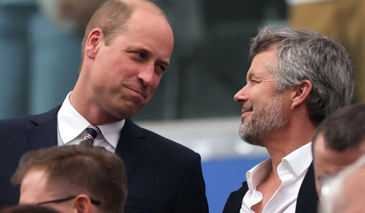 Książę William i król Danii Frederik X Książę William i król Danii Frederik X