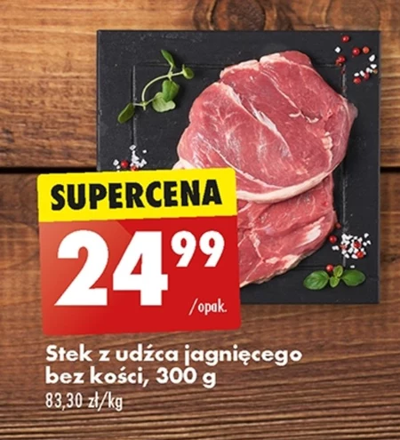 Stek z udźca jagnięcego