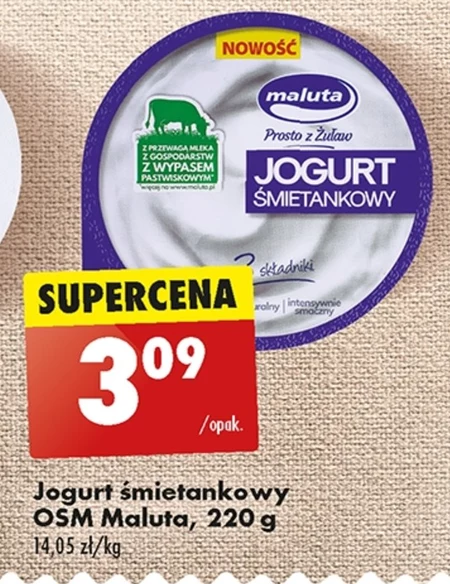 Jogurt śmietankowy Maluta