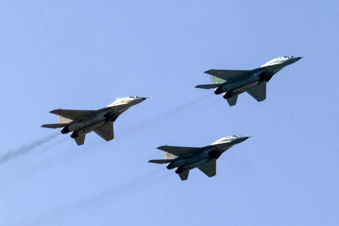 Trwają rozmowy na temat przekazania Ukrainie MIG-29. "Każdy samolot jest cenny" Słowacja przekazała Ukrainie w marcu 13 myśliwców MIG-29 (zdjęcie ilustracyjne)