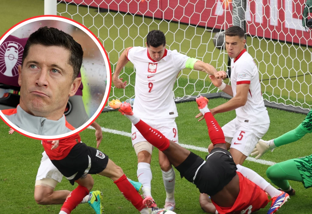 Euro 2024. Polska przegrała z Austrią 1:3