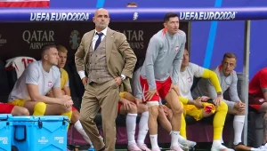 Michał Probierz i Robert Lewandowski