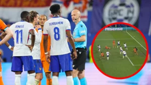 Kontrowersje w meczu Holandia - Francja. Sędzia Anthony Taylor musiał tłumaczyć się piłkarzom.