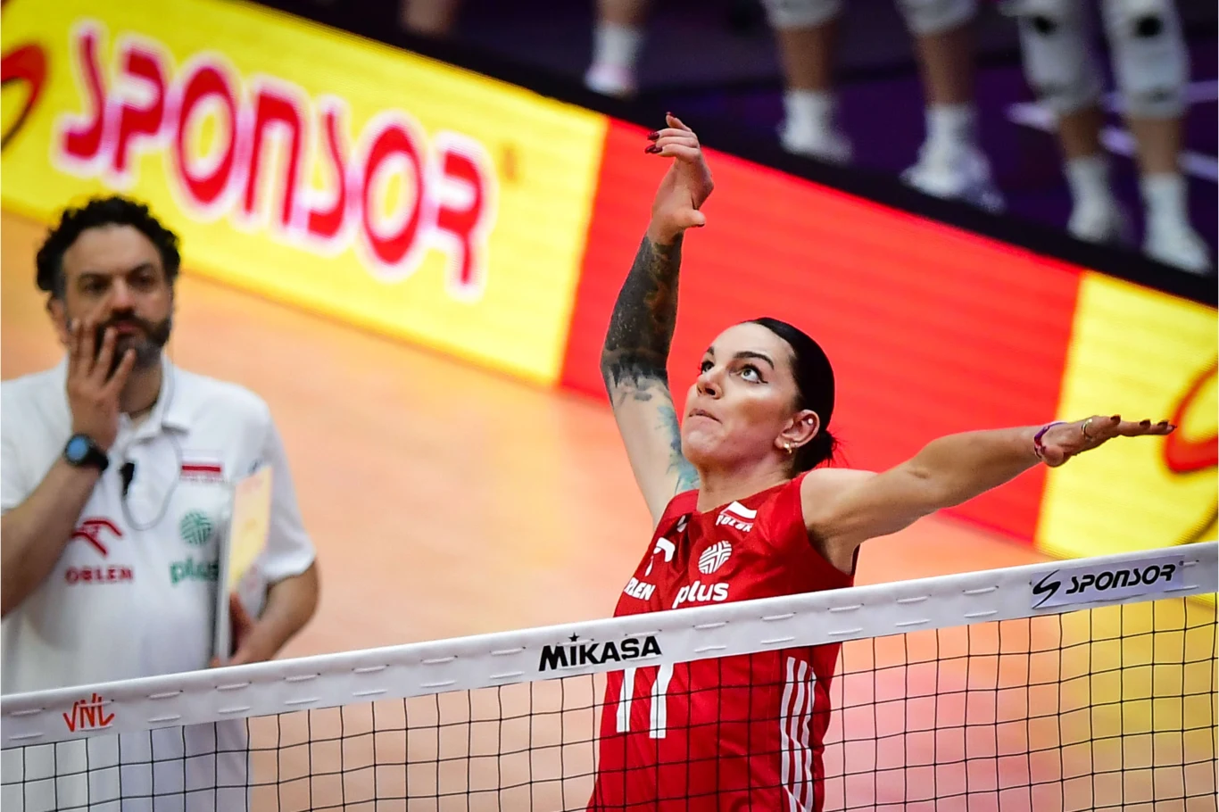 Malwina Smarzek w barwach reprezentacji Polski