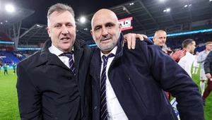 Prezes PZPN Cezary Kulesza i selekcjoner Michał Probierz