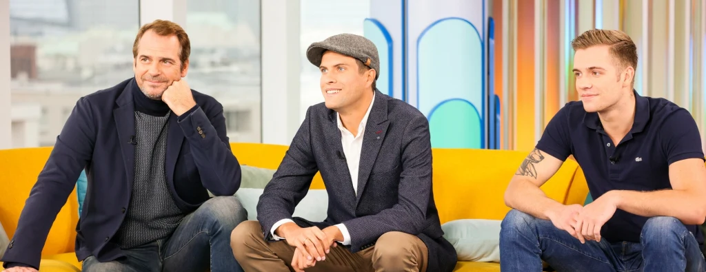 Paweł Deląg z synami: Pawłem juniorem i Mikołajem Paweł Deląg z synami: Pawłem juniorem i Mikołajem