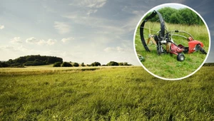 Motoparalotnia spadła na pola w okolicach Zamościa