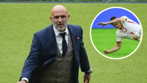 Reprezentacja Polski. Selekcjoner Michał Probierz oraz Robert Lewandowski podczas Euro 2024