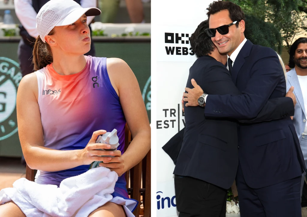 Roger Federer wybrał inną gwiazdę. Iga Świątek pominięta. Kibice reagują Roger Federer wybrał inną gwiazdę. Iga Świątek pominięta. Kibice reagują
