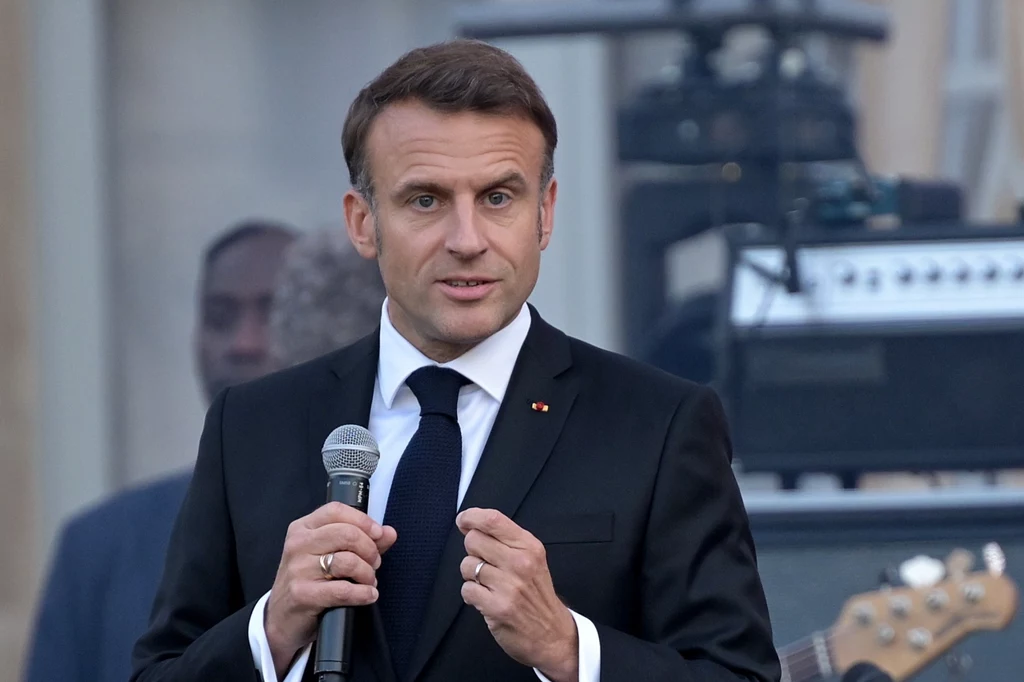 Prezydent Francji Emmanuel Macron zaapelował do obywateli Prezydent Francji Emmanuel Macron zaapelował do obywateli