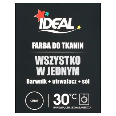 Ideal Farba do tkanin czarny 350 g - 0