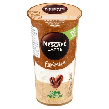 Nescafé Latte Espresso Napój mleczny z kawą rozpuszczalną 205 ml - 0
