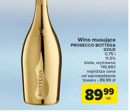 Wino musujące Bottega gold
